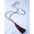 Boho Chic Tassel Necklace in Handmade