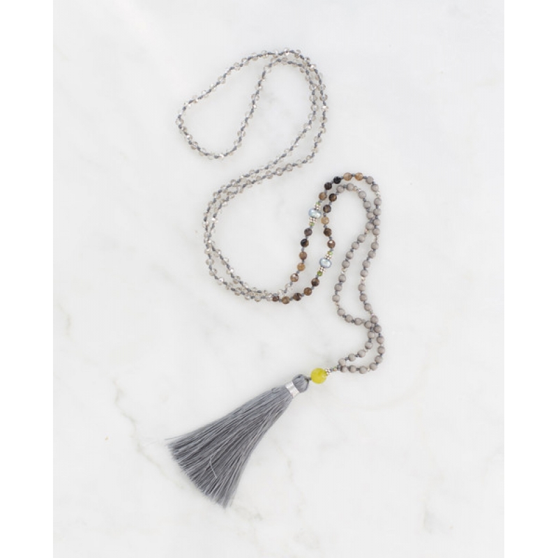 Boho Chic Tassel Necklace Mala