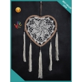 Heart Shaped Crochet Wall Hanging Boho Dream Catcher, Dream Catcher, Dream Catcher