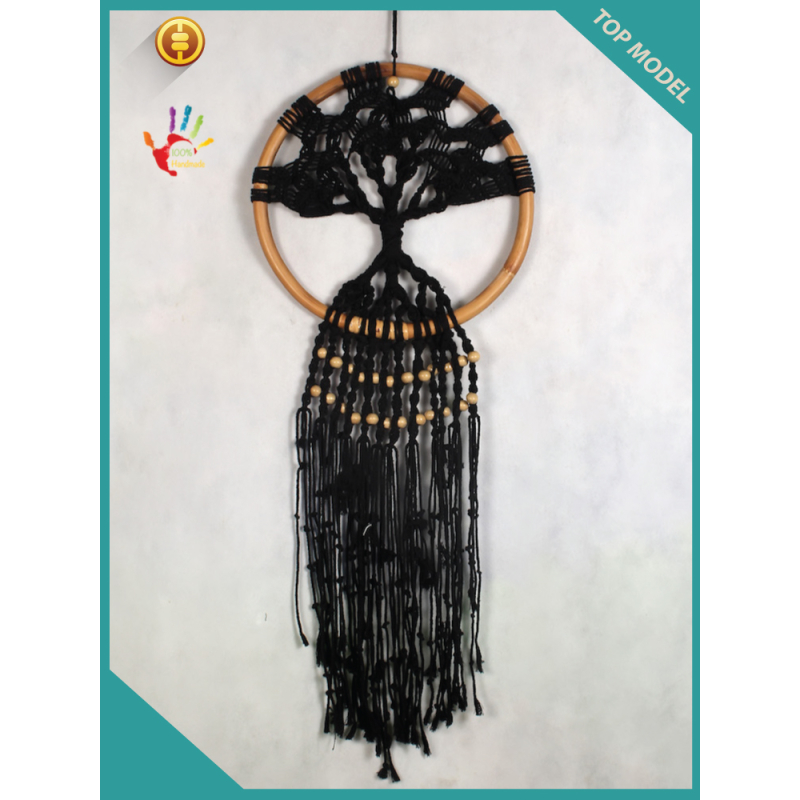 Black Bohemian Art Vine Lace Dream Catcher, Dream Catcher, Dream Catcher