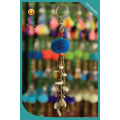 Pom Pom Tassel Keychain With Baby