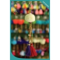 Bali Tassel Keychain Pom Pom