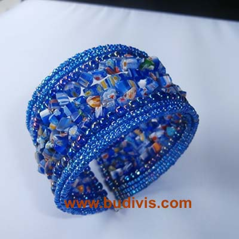 For Sale Wire Choker Beaded Bracelet