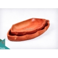 Wooden Shell Bowl Set 2 Pcs