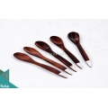 Wooden Teaspoon Set 5 Pieces