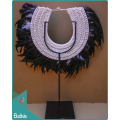 Best Selling Tribal Necklace Feather Shell Ornament Standing Home Decor Interior Decoration