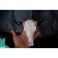 Artificial Resin Buffalo Skull Head Wall Decoration, Resin Figurine Custom Handhande, Statue Collectible Figurines Resin