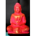 Resin Buddha Statue Silver, Resin Figurine Custom Figurine, Statue Collectible Figurine Resin