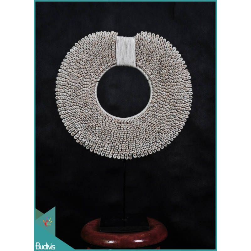 Necklace Case Round - Large Decorative Vertical Interior