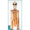 Wholesale Garden Hanging Skull Bamboo Wind Chimes