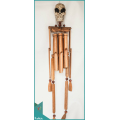 Wholesale Garden Hanging Skull Bamboo Wind Chimes