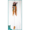 Make A Garden Hanging Turtle Painted Bamboo Wind Chime