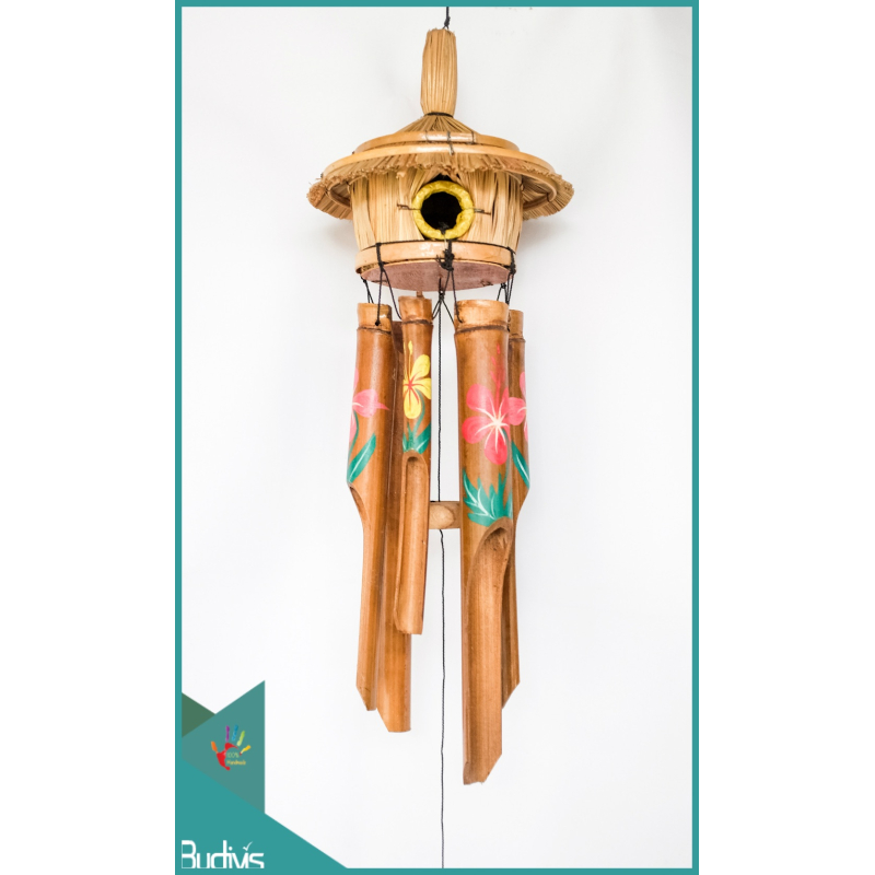 Affordable Birdhouse Garden Hanging Bamboo Wind Chimes