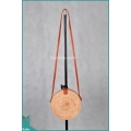 New Arrival Round Bag Light Brown Natural Rattan