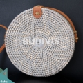 Best Selling Round Bag Grey Synthetic Rattan