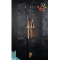 Wholesale Flower Burned Hanging Bamboo Winchimes