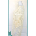 Long White Knitted Cardigan