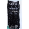 Black Long Knitted Skirt