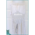 White Tassel Knitting Skirt