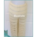 White Knitted Trousers