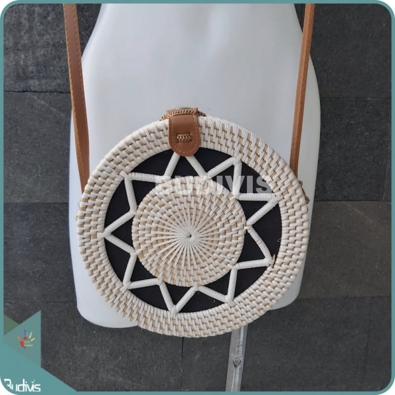 White Star Bali Rattan Bag