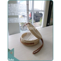 Round Spring And Sunflower Pattern Round Rattan Bag