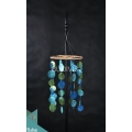 Three Colours Capiz Rattan Wind Chimes