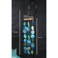 Three Colours Long Small Capiz Rattan Wind Chimes