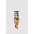 Multi-Color Square And Round Capiz Wind Chimes