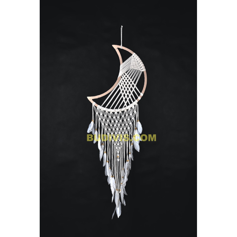 Crescent Lace Wall Hanging Dream Catcher