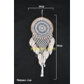 High Quality Large Round Lace Wall Hanging Dream Catcher With Leaf Decoration