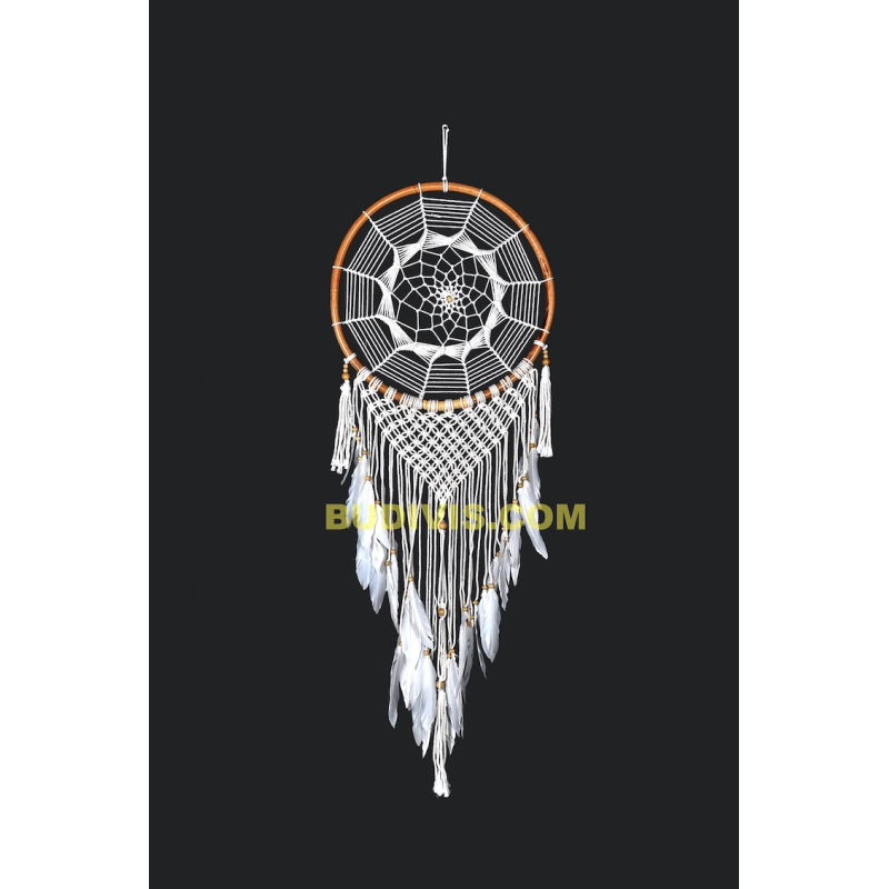 Spider Web Design Large Macrame Wall Hanging Dream Catcher