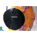 Black Hand Woven Natural Atha Round Bag Best Seller