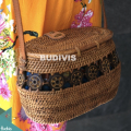 High Quality Rattan Bucket Bag