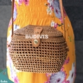 Crossbody Rattan Bucket Bag