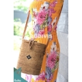 Long Oval Crossbody Rattan Bag, Best Selling Rattan Bag