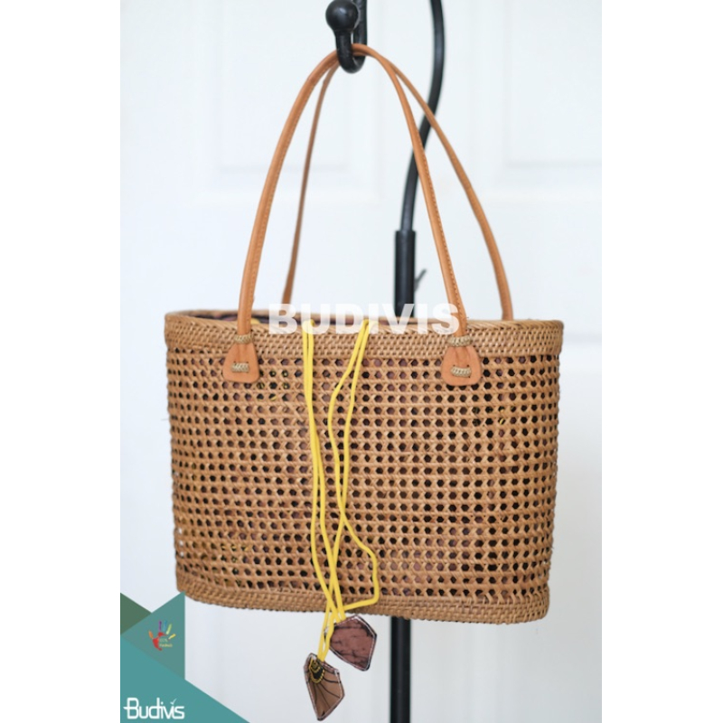 Hand-Woven Ata Grass Vine Wallets And Baskets