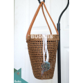 Conical Hand-Woven Ata Grass Vine Wallet, Basket