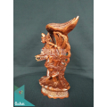 Indonesian Wood Carving Miniature Garuda Wisnu Kencana Gwk Handmade