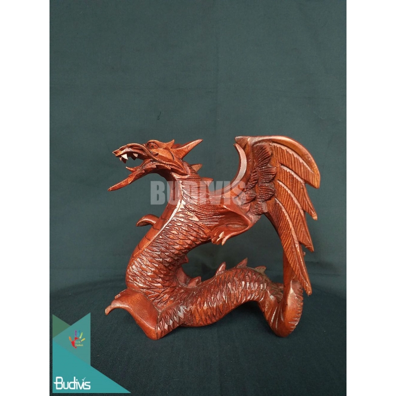 Direct Sale Craftsman Wood Carving Dragon At Affordable Price