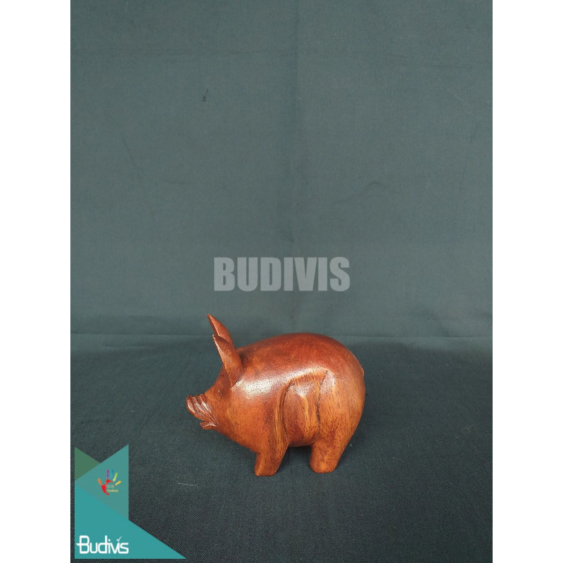 Direct Craftsman Wood Carving Pig Affordable Price