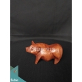 Top Quality Wooden Pig Model From Bali