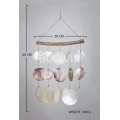 Seashell Capiz Wind Chime, Shell Wind Chime, Bali Shell Wind Chimes