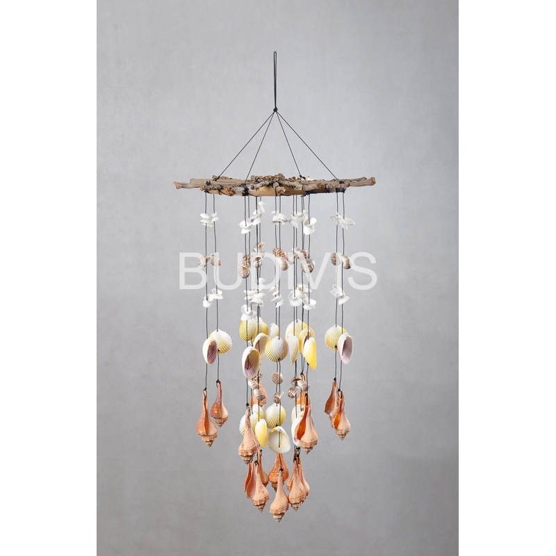 Seashell Capiz Wind Chime, Shell Wind Chime, Bali Shell Wind Chimes