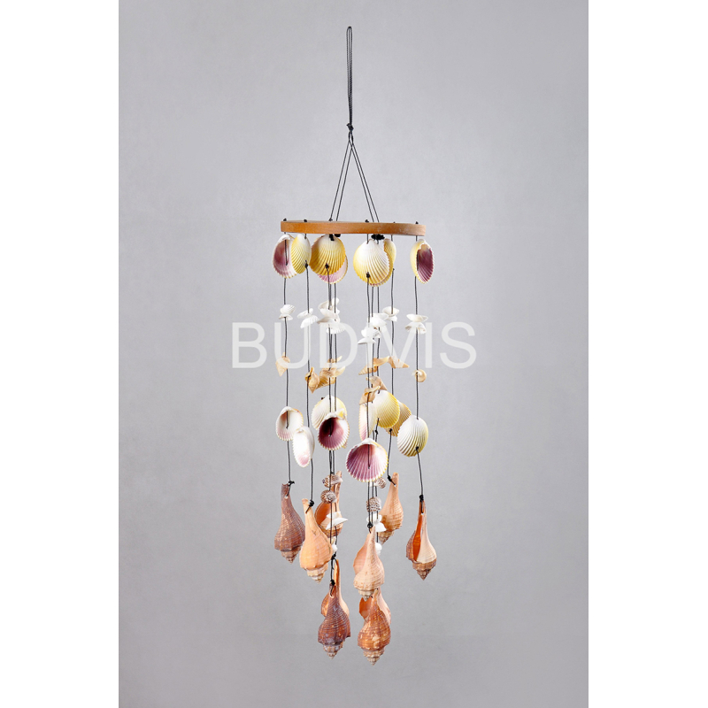 Seashell Capiz Wind Chime, Shell Wind Chime, Bali Shell Wind Chimes