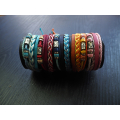 Genuine Leather Unique Bohemian Style Adjustable Friendship, Bestie, Hippie, Bracelet