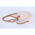 Ready Stock Decoupage Rattan Bag Love Pattern