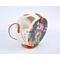 Spot Paper Cut Rattan Bag Flower Pattern