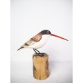 Figurine Wooden Bird, Wood Bird Carving Brown Creeper