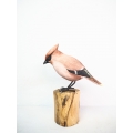 Figurine Wooden Bird, Wood Bird Carving Bohemian Tail